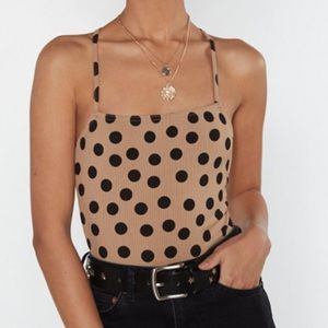 NWT Nasty Gal Polka Dot Bodysuit